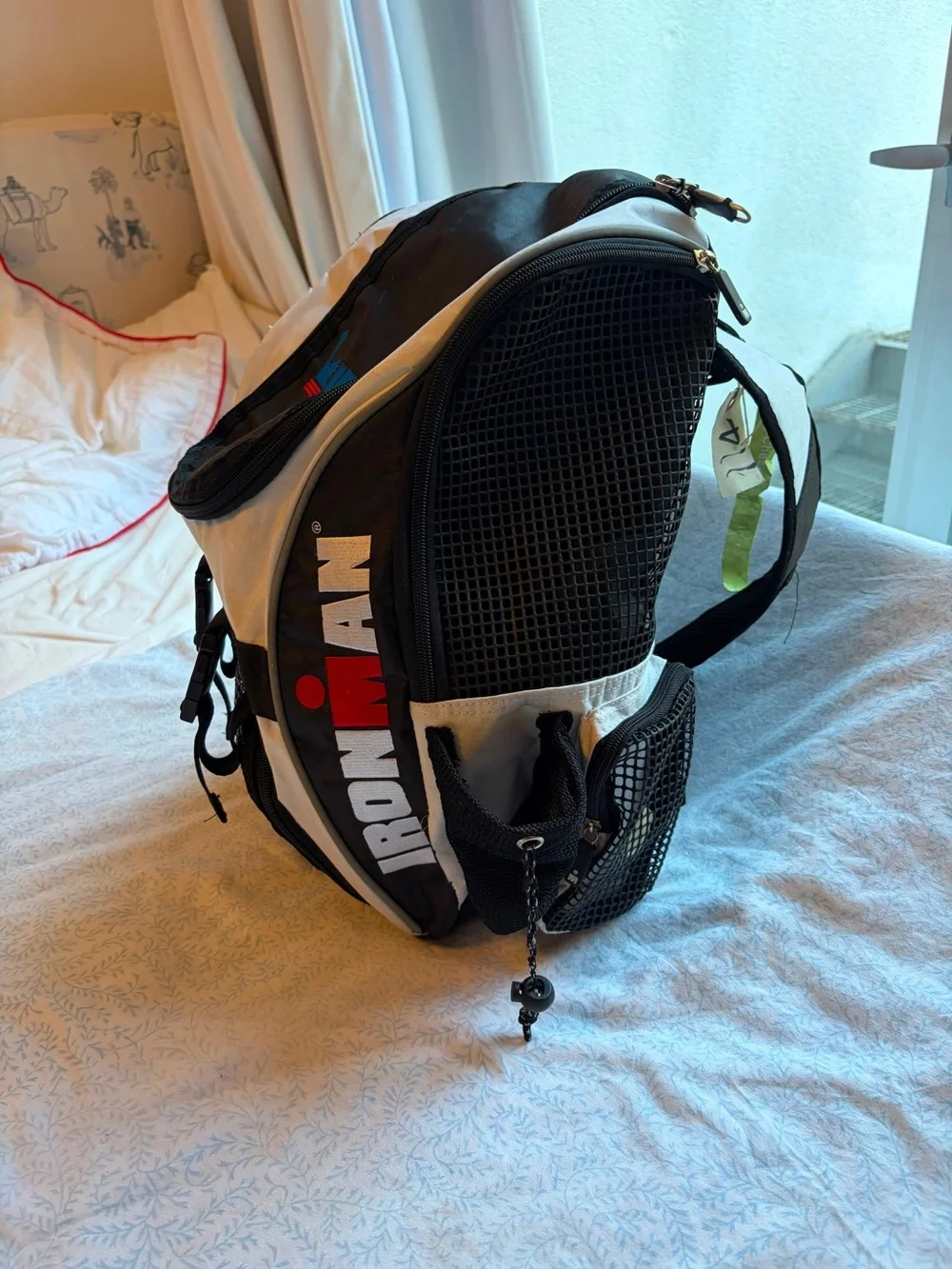 Ironman US Championship Black and White Backpack